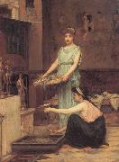 John William Waterhouse The Household Gods oil painting picture wholesale